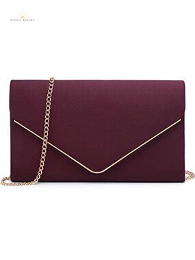 Faux Suede Evening Clutch Bags Formal Party Purses Wedding Cocktail Prom Clutch